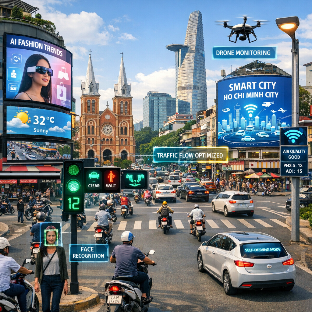 Artificial Intelligence Reshaping Daily Life in Ho Chi Minh City