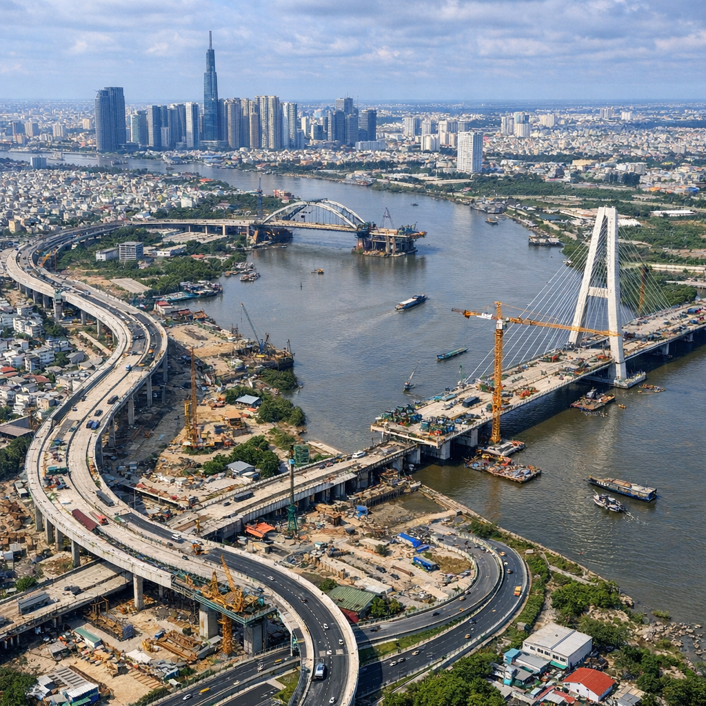 Ho Chi Minh City Embarks on Major Infrastructure Projects to Propel Urban Development