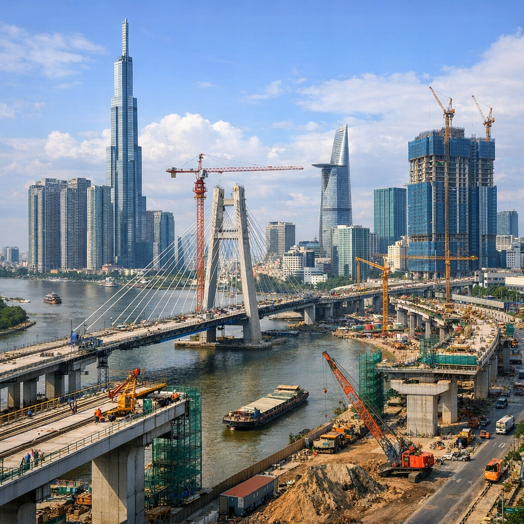 Ho Chi Minh City Embarks on Major Infrastructure Projects to Enhance Urban Connectivity
