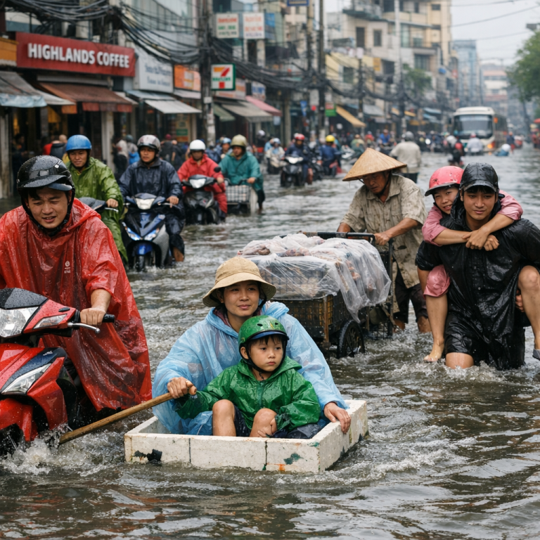 Ho Chi Minh City Faces Persistent Flooding Challenges Amidst Rapid Urbanization